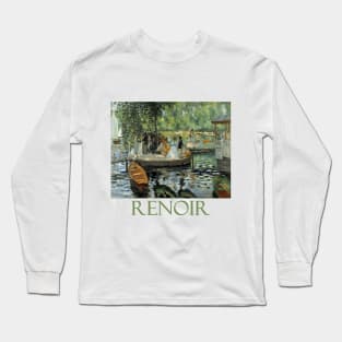 La Grenouillère by Pierre Auguste Renoir Long Sleeve T-Shirt